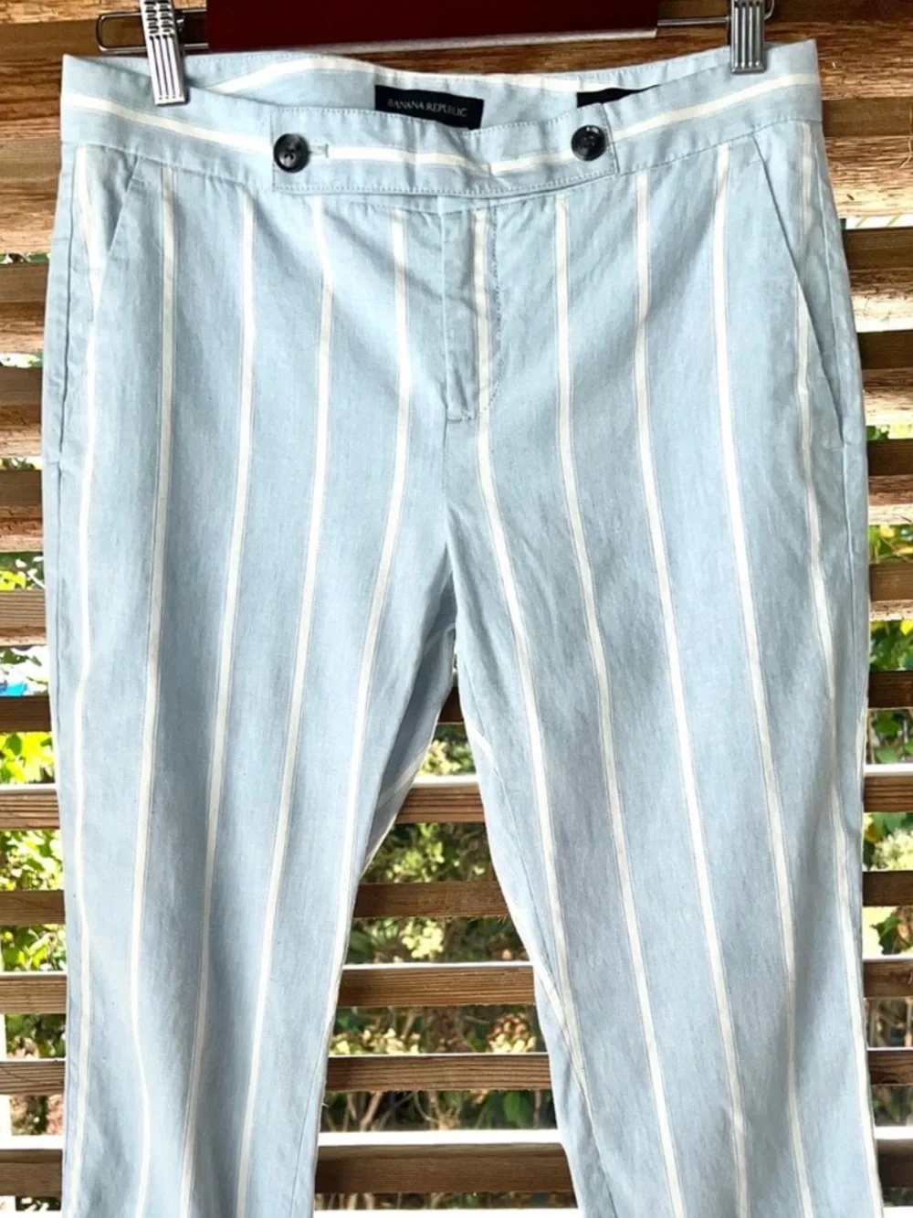 Banana Republic Linen Blend ‘Avery’ Cropped Slacks